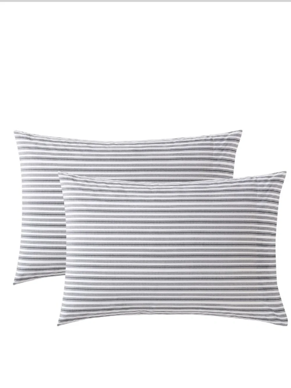 Nautica Home Standard Pillowcase Pair - BLUE STRIPE 100% Cotton